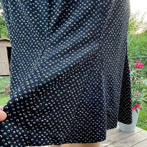 Talbots Black Stretchy Square Brushes Skirt Sz 2P - Picture 4 of 7